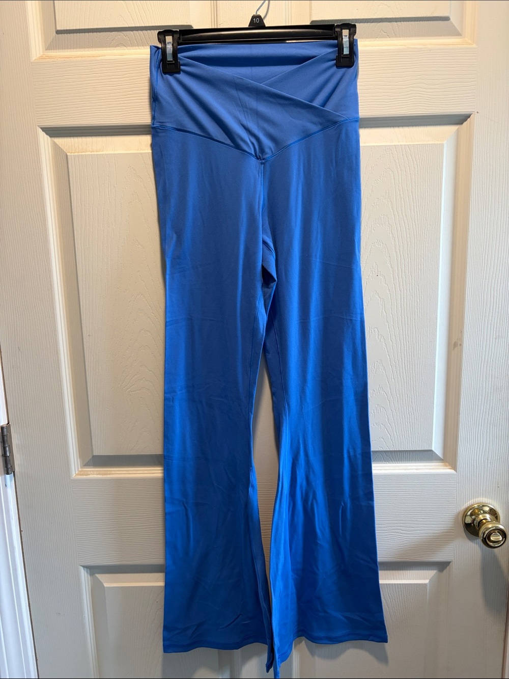 aerie High-Rise Flare Yoga Pants in Blue